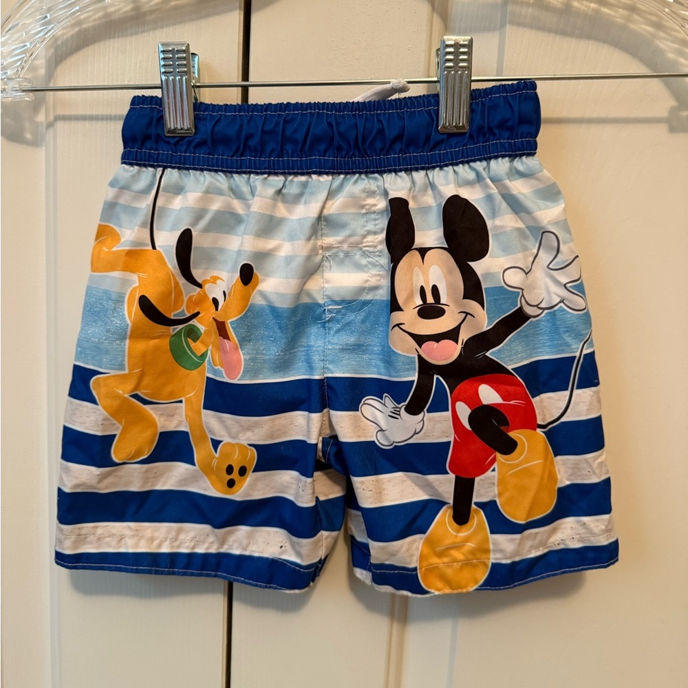 Disney Mickey and Pluto Boys Swim Trunks
